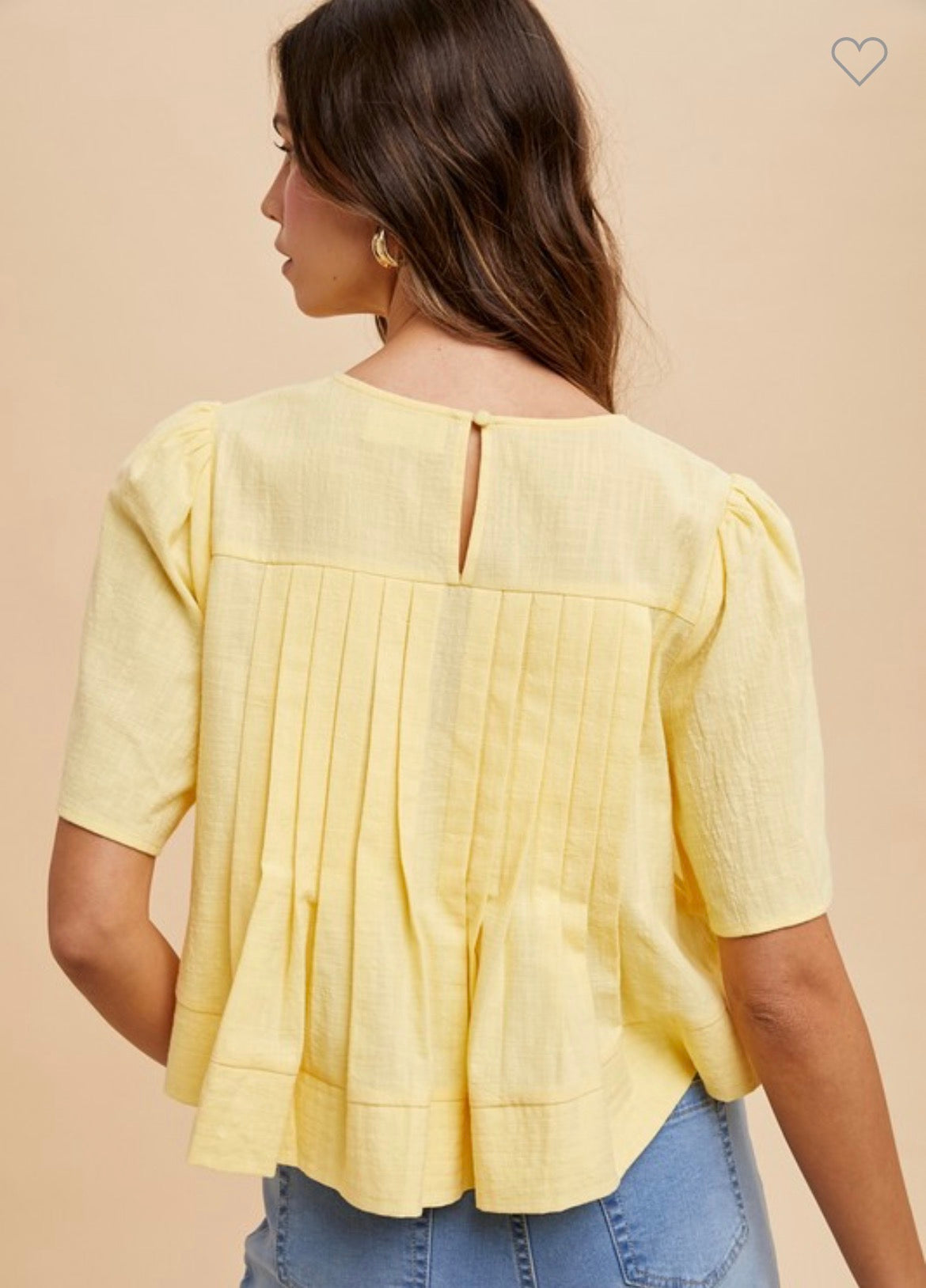 Flutter Sleeve Butter Blouse