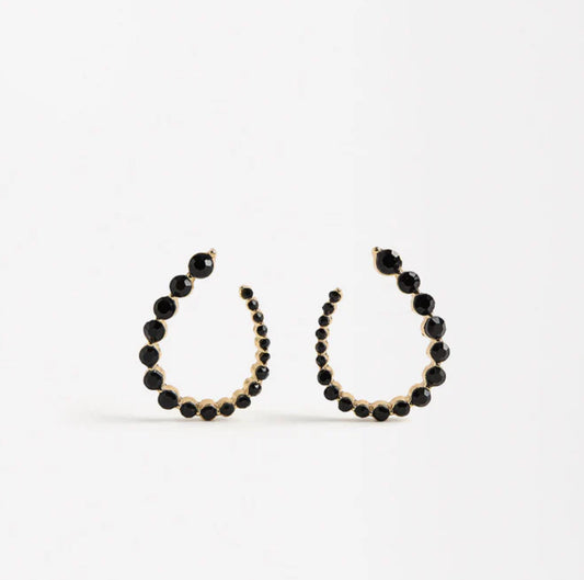 OPEN EARRINGS WITH CRYSTALS