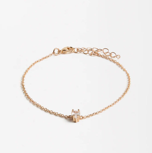 BRACELET WITH ZIRCONIA