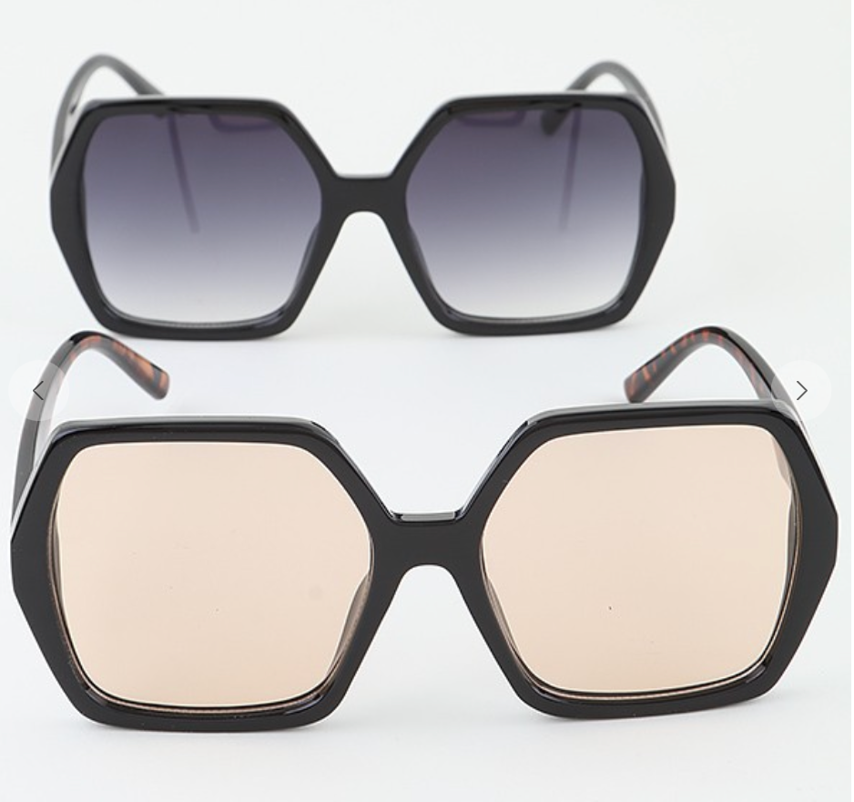 Modern Gradient Block Sunglasses