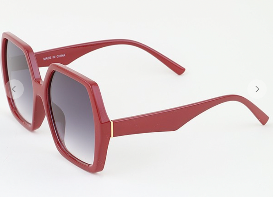 Modern Gradient Block Sunglasses