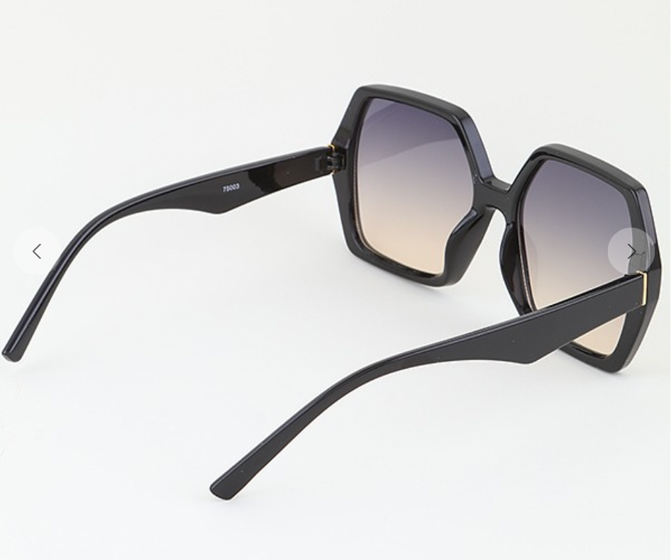 Modern Gradient Block Sunglasses