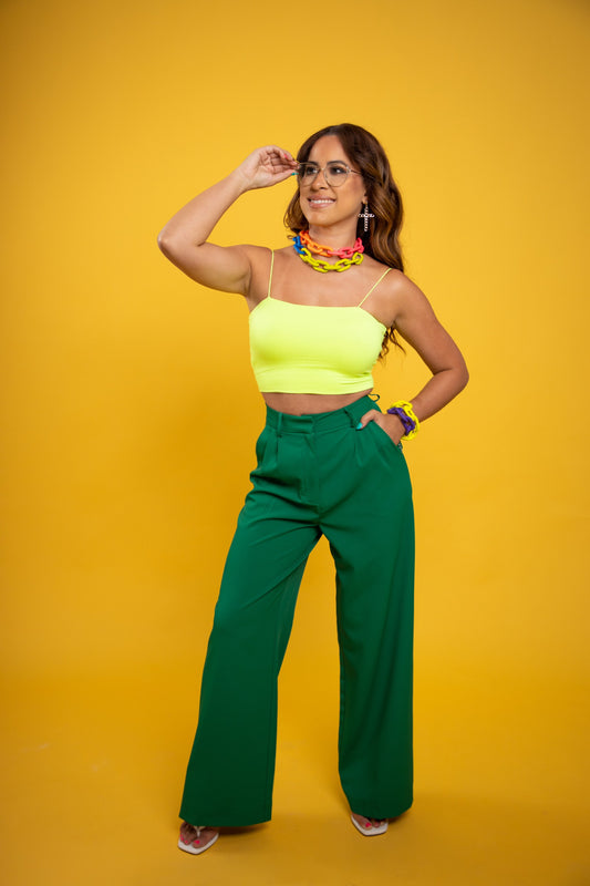 GREEN SUMMER PALAZZO